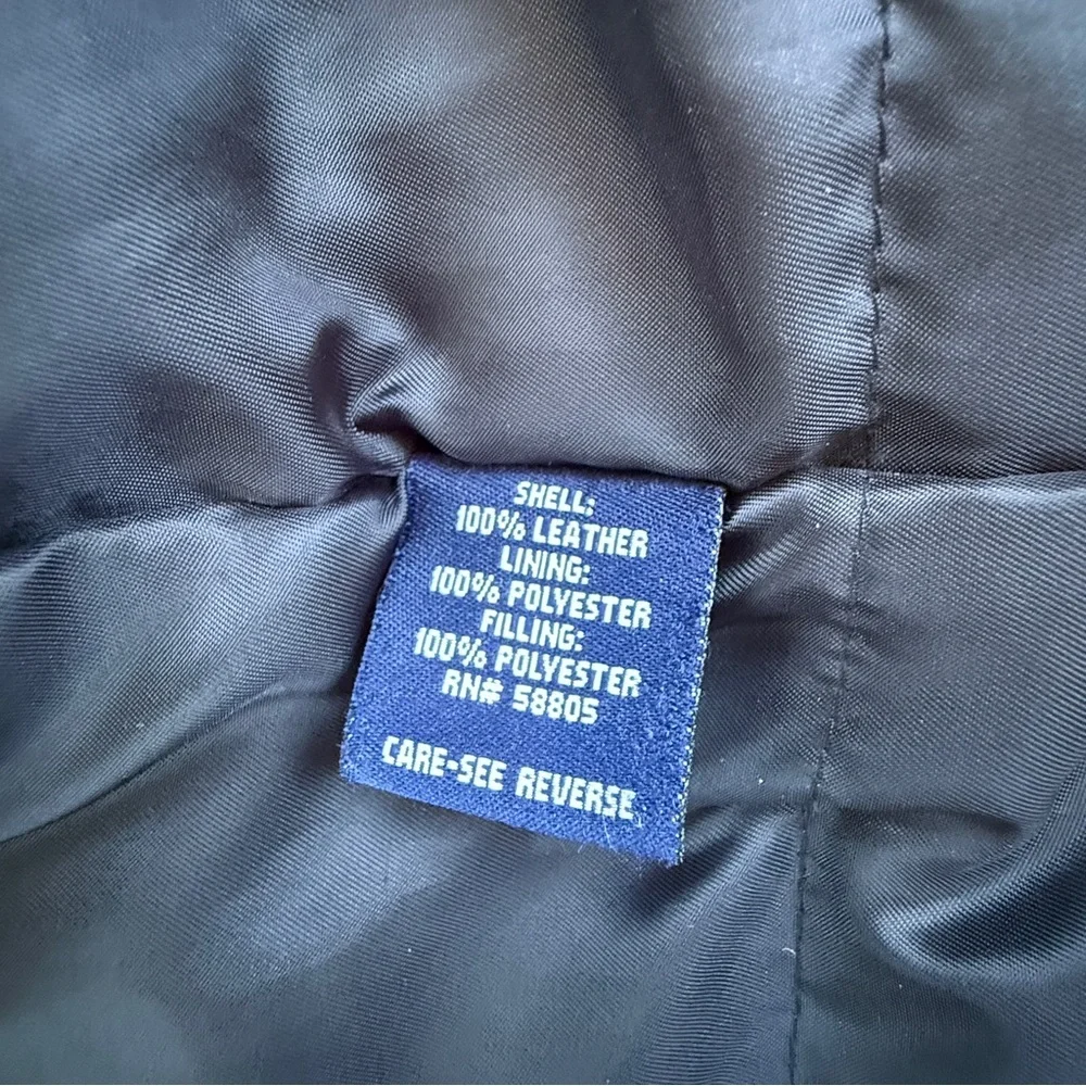 VYG Harbor Bay Men’s Genuine Leather Jacket | Black | 3XL | Classic‎ Zip-Up Coat - Picture 11 of 16